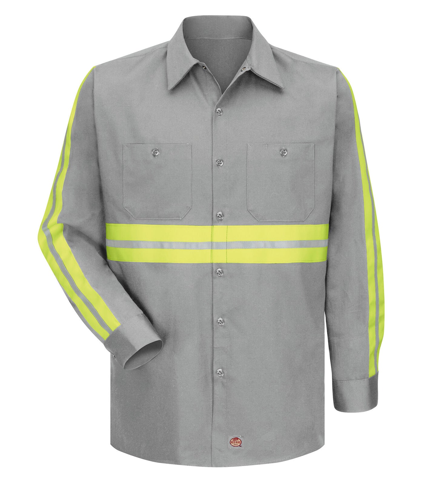 Chemise à manches longues haute visibilité rehaussée