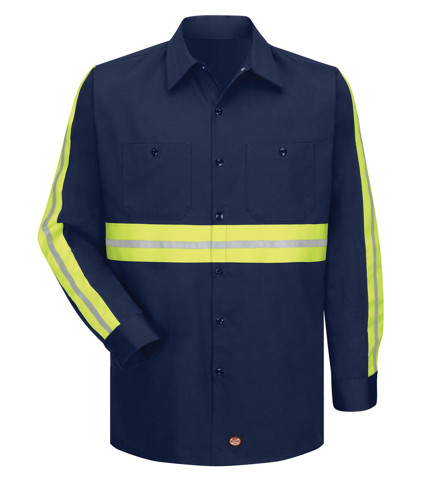 Chemise à manches longues haute visibilité rehaussée