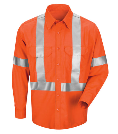 Chemise à manches longues haute visibilité