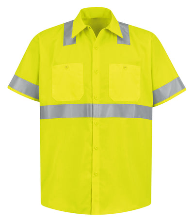 Chemise à manches courtes haute visibilité