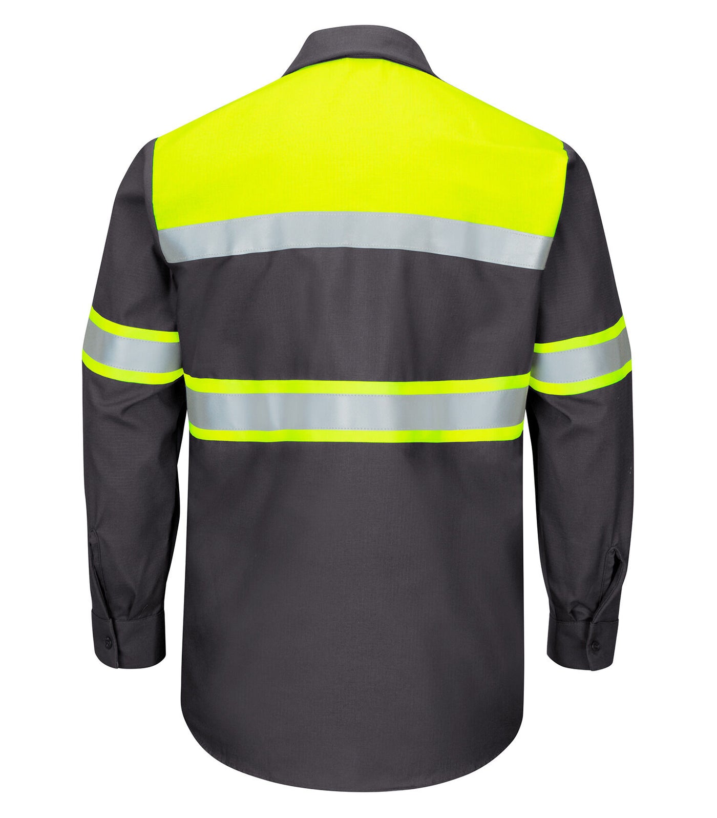 Chemise à manches longues indéchirable haute visibilité