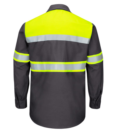 Chemise à manches longues indéchirable haute visibilité